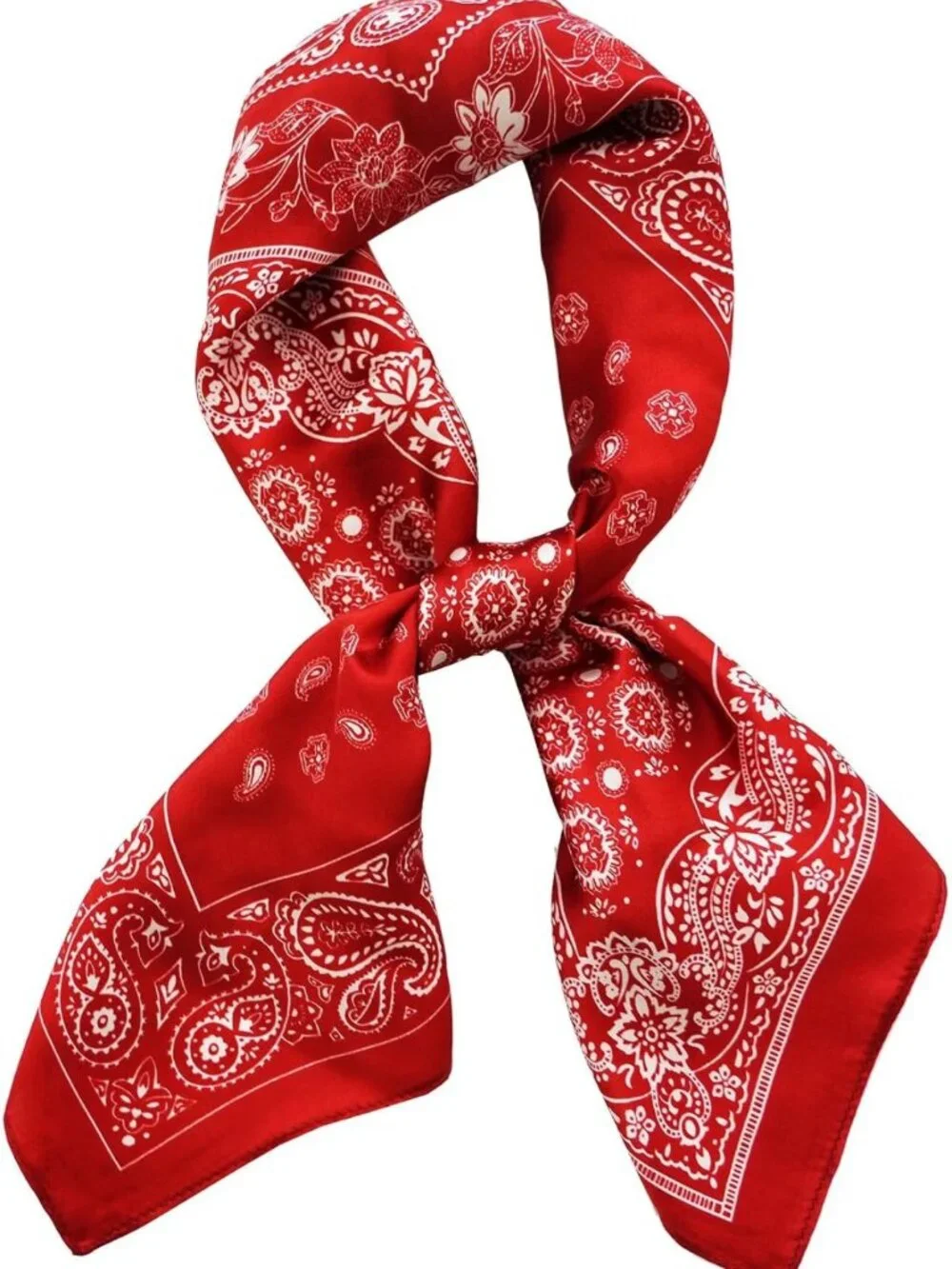 100% Pure Mulberry Silk Square Scarf - 26''x26'' Hair & Neck Accessory for Women